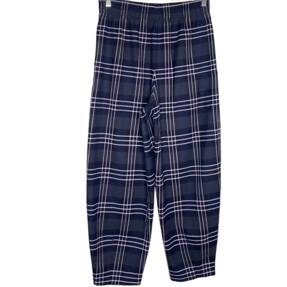 Aritzia Wilfred High Rise Blue Cream Check Plaid Dawna Trouser Pants Size Small - Picture 10 of 12